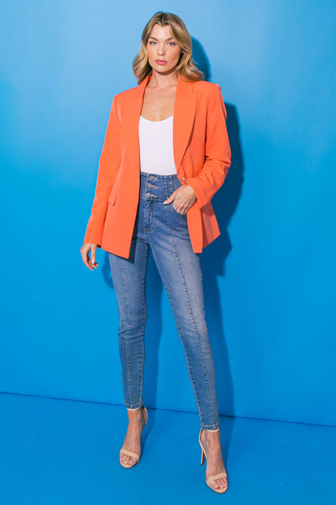 good-vibes-woven-blazer Flying Tomato-Sophia's Style-4
